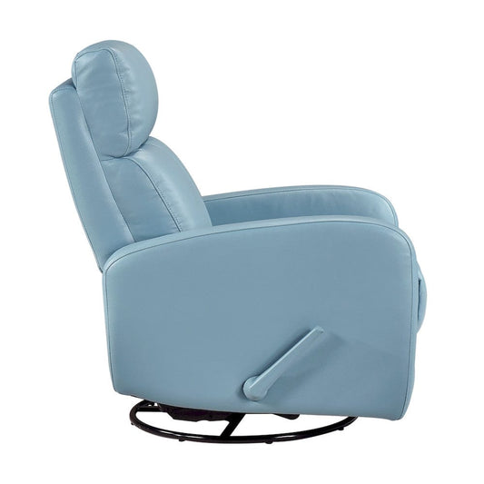 Homelegance  - Sorrento Swivel Glider Reclining Chair in Blue - 8458BUE-1SW  view 2