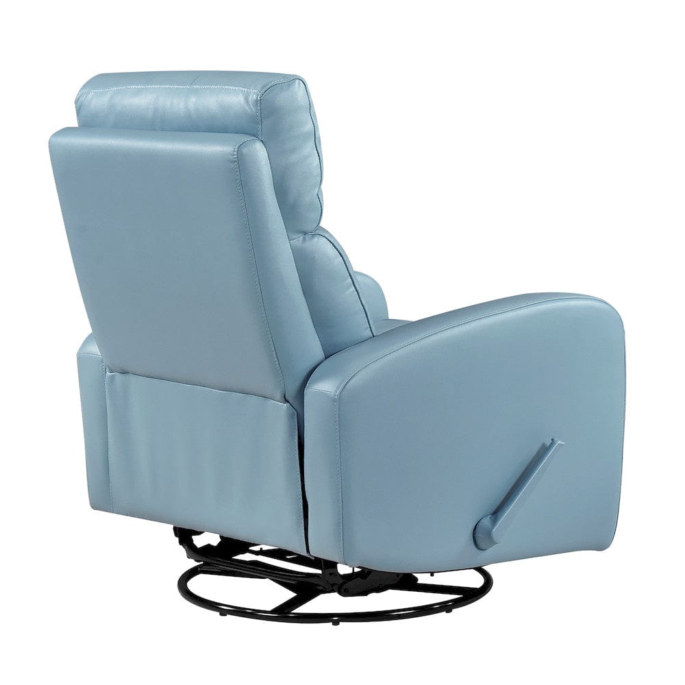 Homelegance  - Sorrento Swivel Glider Reclining Chair in Blue - 8458BUE-1SW  view 3