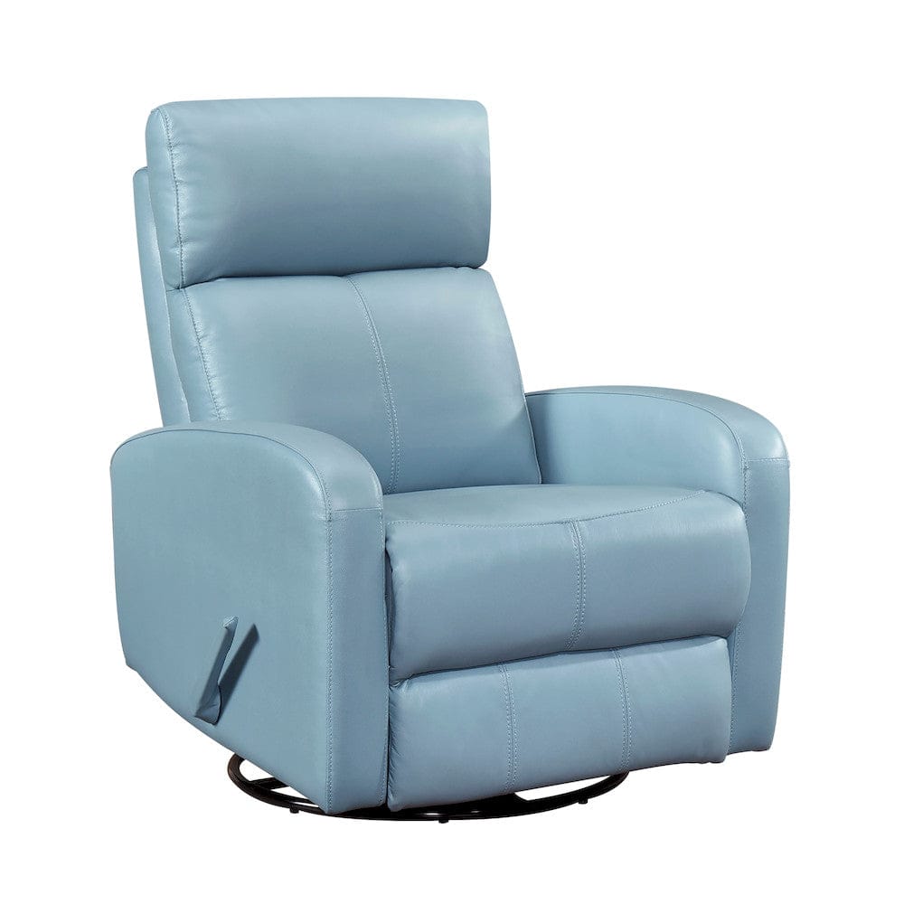 Homelegance  - Sorrento Swivel Glider Reclining Chair in Blue - 8458BUE-1SW  view 4