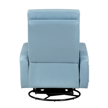 Homelegance  - Sorrento Swivel Glider Reclining Chair in Blue - 8458BUE-1SW  view 5
