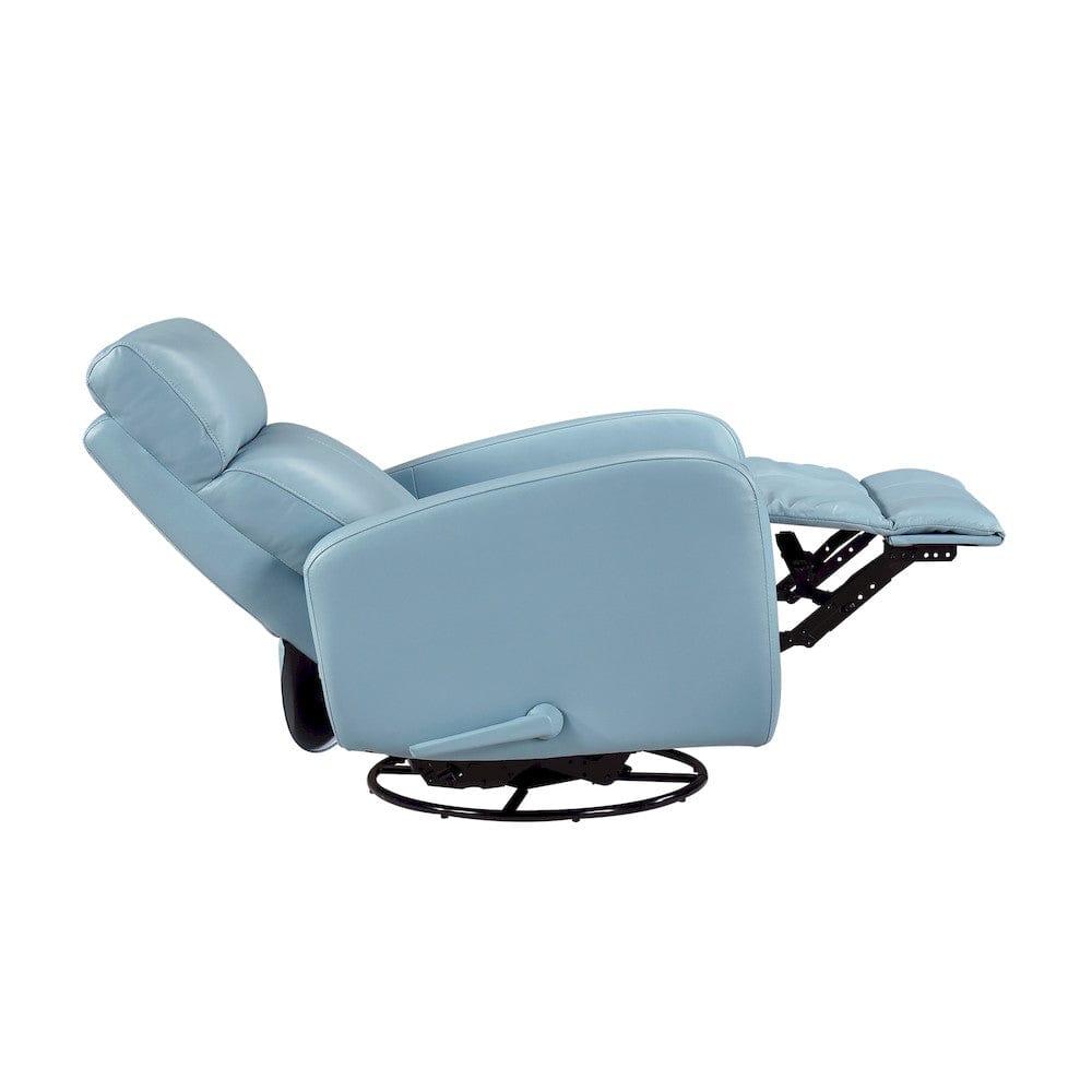 Homelegance  - Sorrento Swivel Glider Reclining Chair in Blue - 8458BUE-1SW  view 9