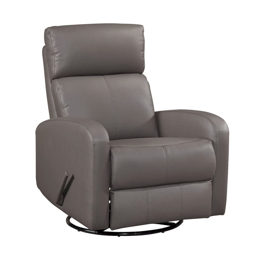 Homelegance  - Sorrento Swivel Glider Reclining Chair in Mocha - 8458MCA-1SW  view 3