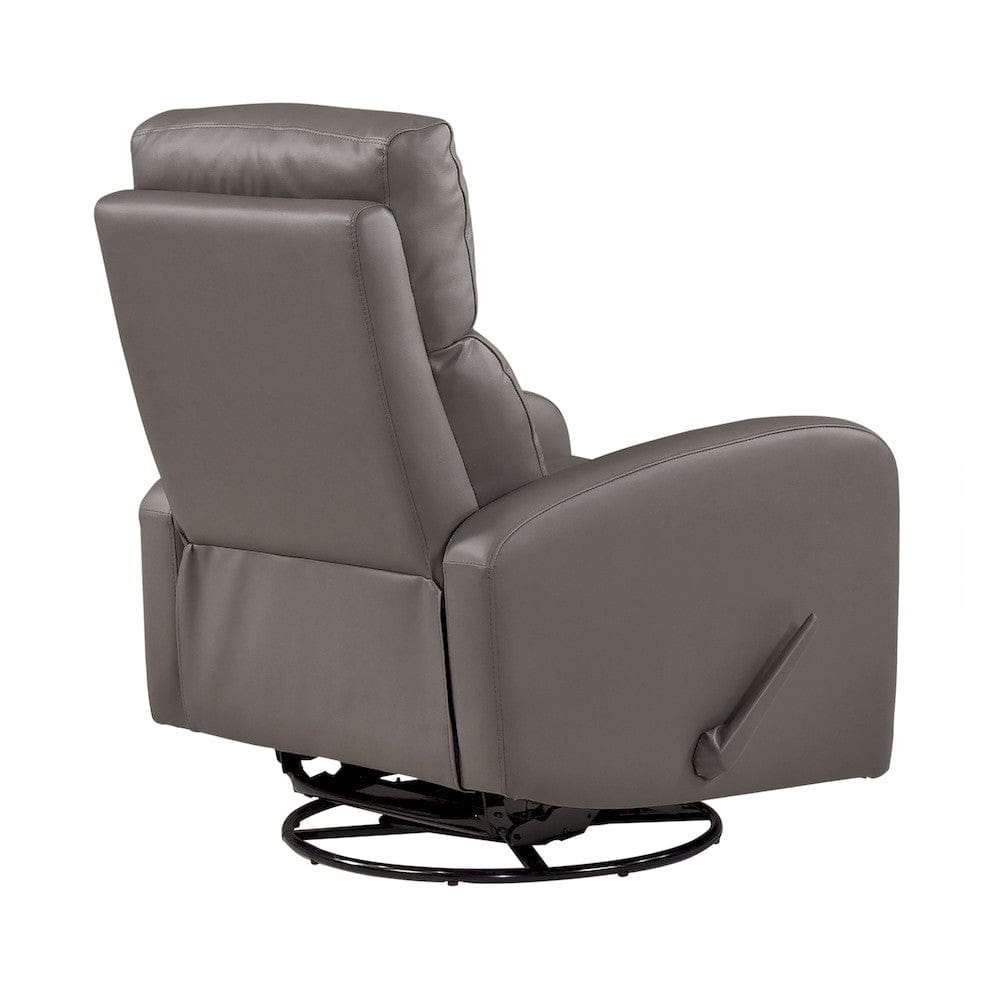 Homelegance  - Sorrento Swivel Glider Reclining Chair in Mocha - 8458MCA-1SW  view 5