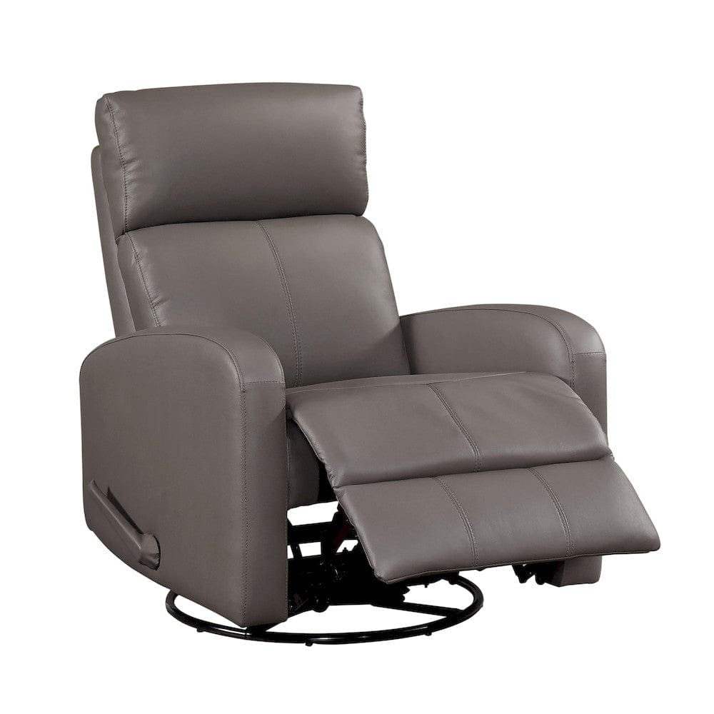 Homelegance  - Sorrento Swivel Glider Reclining Chair in Mocha - 8458MCA-1SW  view 7