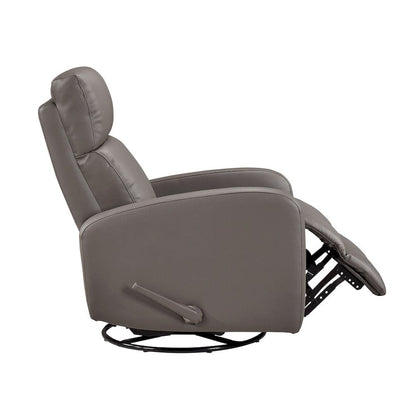 Homelegance  - Sorrento Swivel Glider Reclining Chair in Mocha - 8458MCA-1SW  view 9