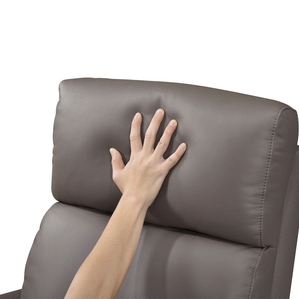 Homelegance  - Sorrento Swivel Glider Reclining Chair in Mocha - 8458MCA-1SW  view 11