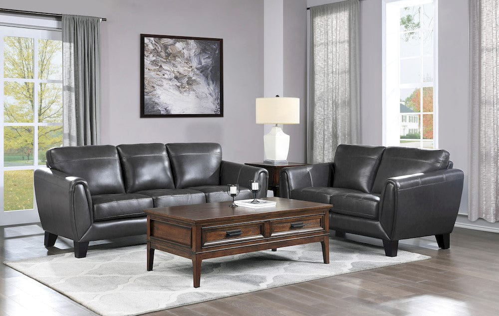 Homelegance  - Spivey Sofa in Dark gray - 9460DG-3  view 5