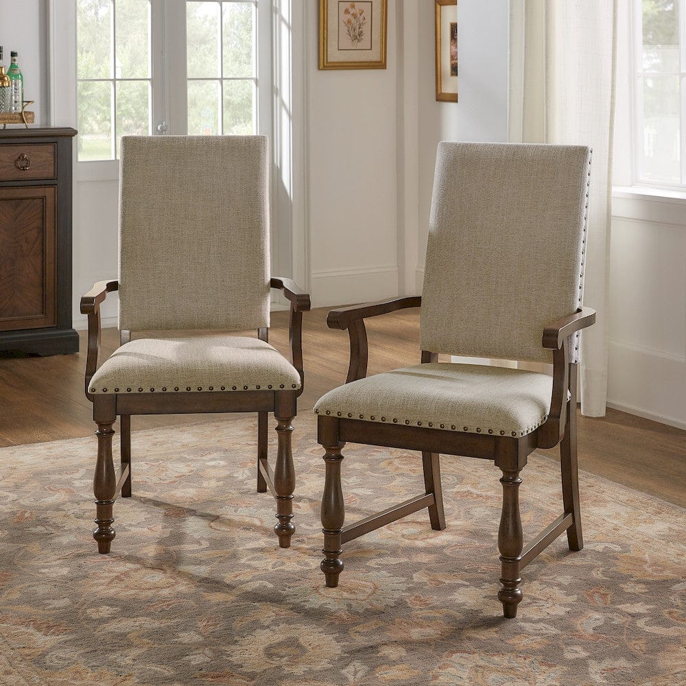 Homelegance  - Stonington Arm Chair in Beige - 5703A  view 7