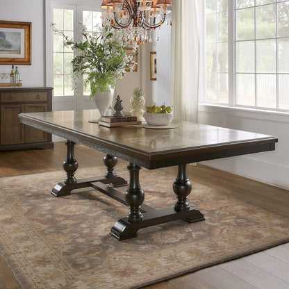Homelegance  - Stonington Dining Table - 5703-104x  view 4