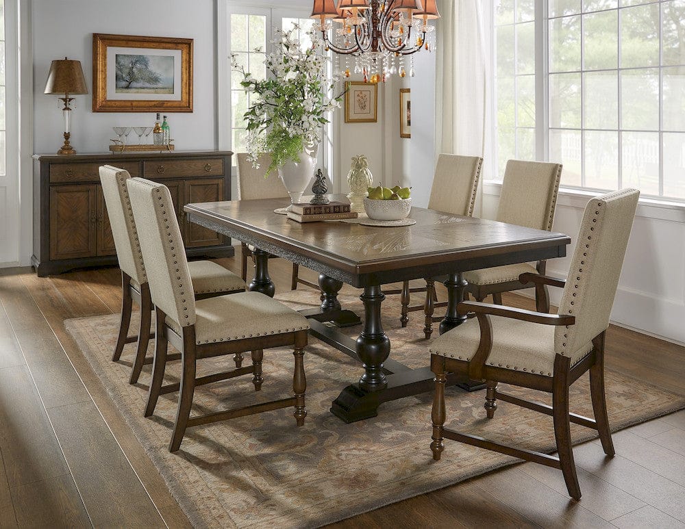 Homelegance  - Stonington Dining Table - 5703-104x  view 5