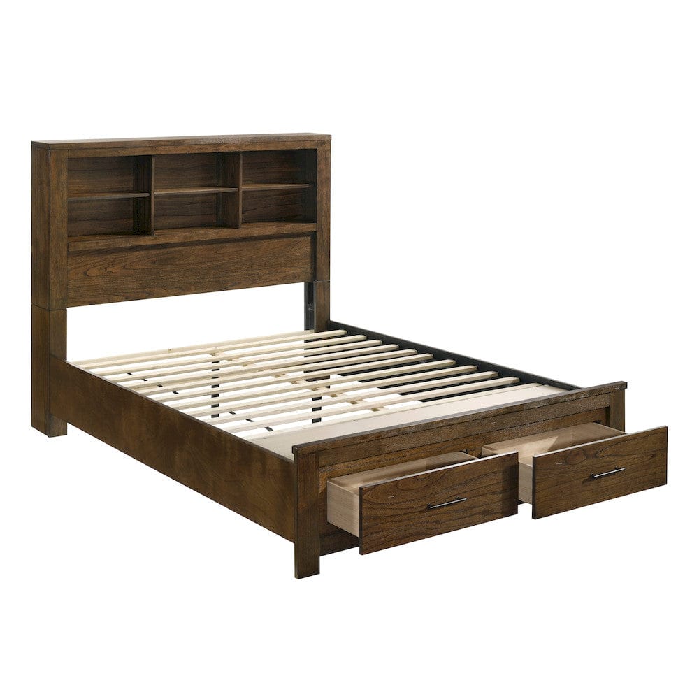 Homelegance  - Sullivan 5pc Set Queen Wall Platform Bed - 1592-1xWB  view 7