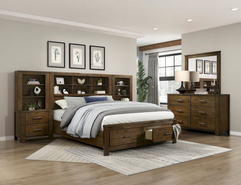 Homelegance  - Sullivan Full Platform Bed W/ Footboard Storage - 1592F-1x  view 4