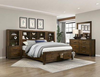 Homelegance  - Sullivan Full Platform Bed W/ Footboard Storage - 1592F-1x  view 4