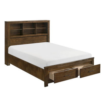 Homelegance  - Sullivan Queen Platform Bed W/ Footboard Storage - 1592-1x  view 6