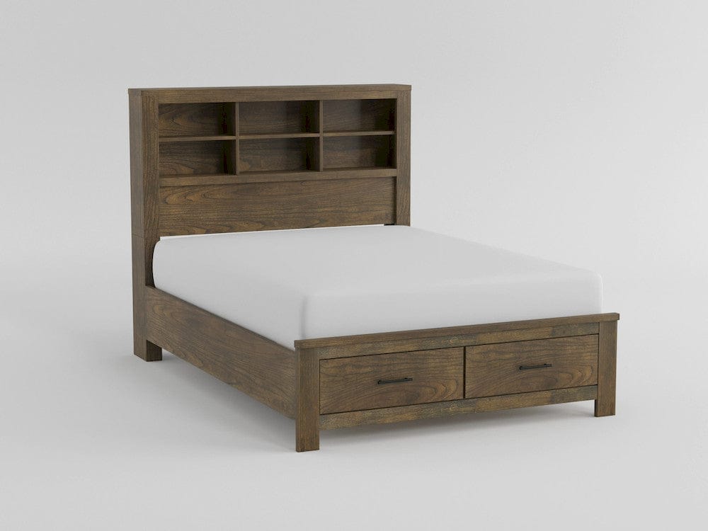 Homelegance  - Sullivan Queen Platform Bed W/ Footboard Storage - 1592-1x  view 10
