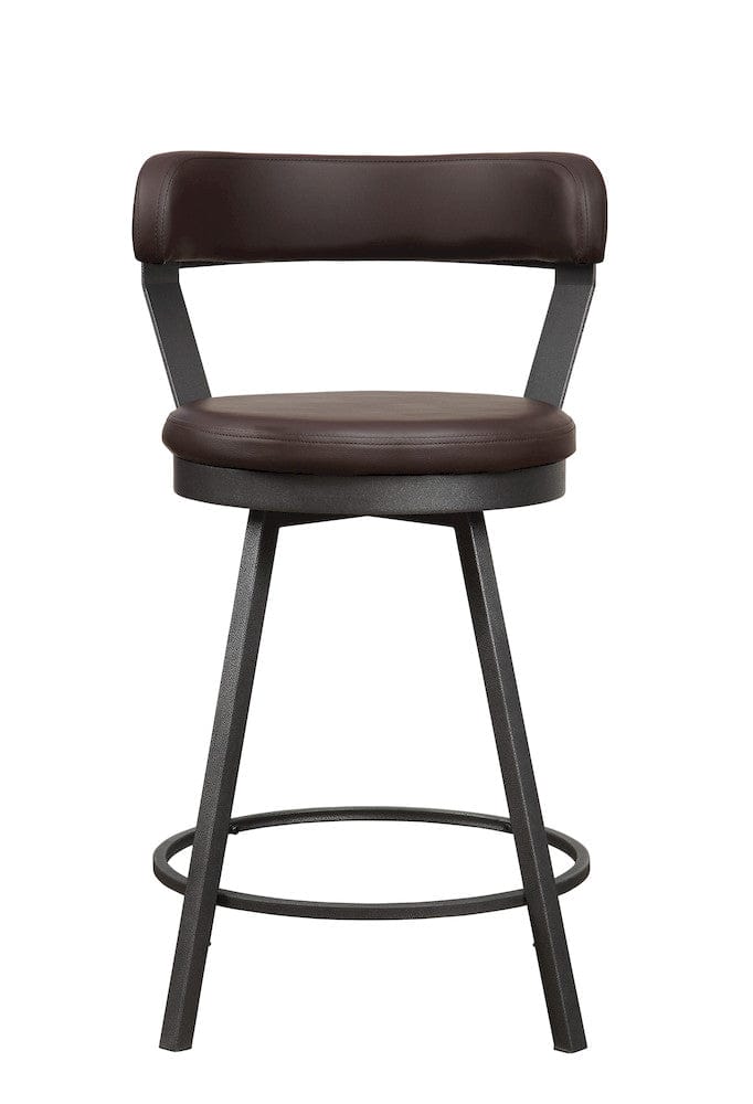 Homelegance  -  Swivel Counter Height Chair, Brown in Brown - 5566-24BR  view 3