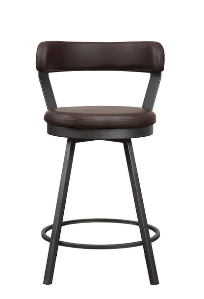 Homelegance  -  Swivel Counter Height Chair, Brown in Brown - 5566-24BR  view 3