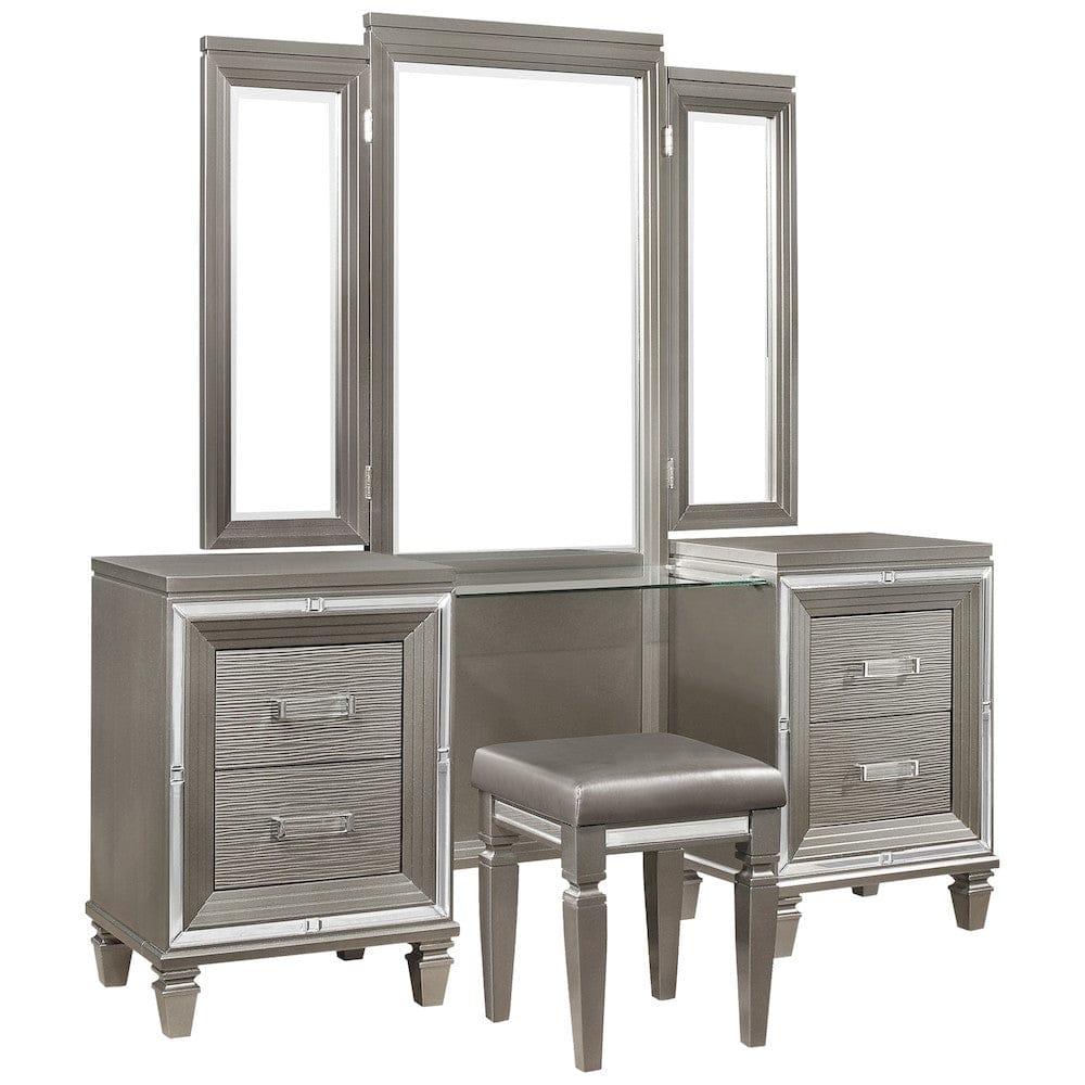 Homelegance  - Tamsin Vanity Dresser W/ Mirror - 1616-15x  view 2