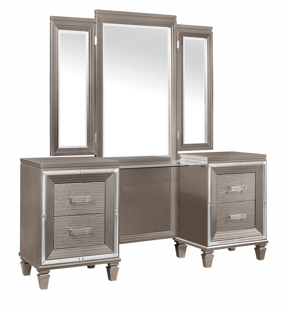 Homelegance  - Tamsin Vanity Dresser W/ Mirror - 1616-15x  view 3