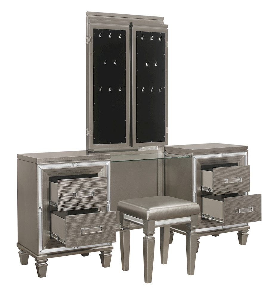 Homelegance  - Tamsin Vanity Dresser W/ Mirror - 1616-15x  view 4