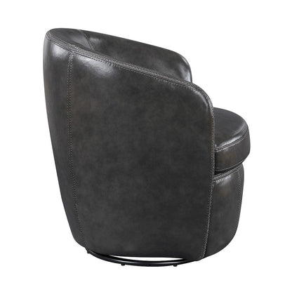 Homelegance  - Tanner Swivel Chair in Smoky gray - 9276-137SW  view 4