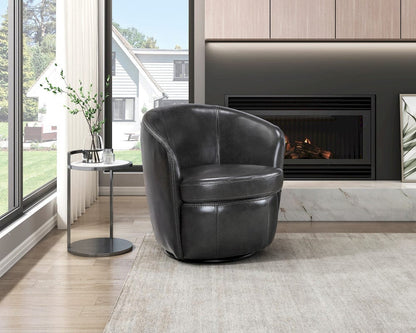 Homelegance  - Tanner Swivel Chair in Smoky gray - 9276-137SW  view 9