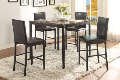 Homelegance  - Tempe Counter Height Table, Faux Marble Top - 2601-36  view 5