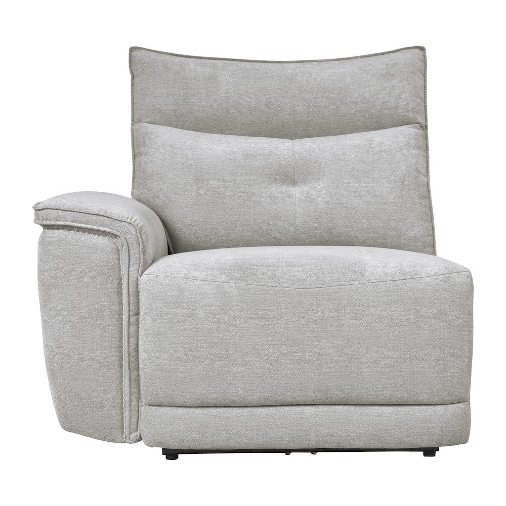 Homelegance  - Tesoro 6-Piece Modular Power Reclining Sectional W/ Power Headrests and USB Ports in Mist gray - 9509MGYx6LRRRPWH  view 2