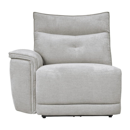 Homelegance  - Tesoro 6-Piece Modular Power Reclining Sectional W/ Power Headrests and USB Ports in Mist gray - 9509MGYx6LRRRPWH  view 2