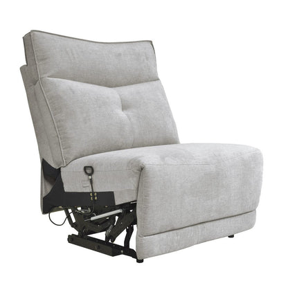 Homelegance  - Tesoro 6-Piece Modular Power Reclining Sectional W/ Power Headrests and USB Ports in Mist gray - 9509MGYx6LRRRPWH  view 5