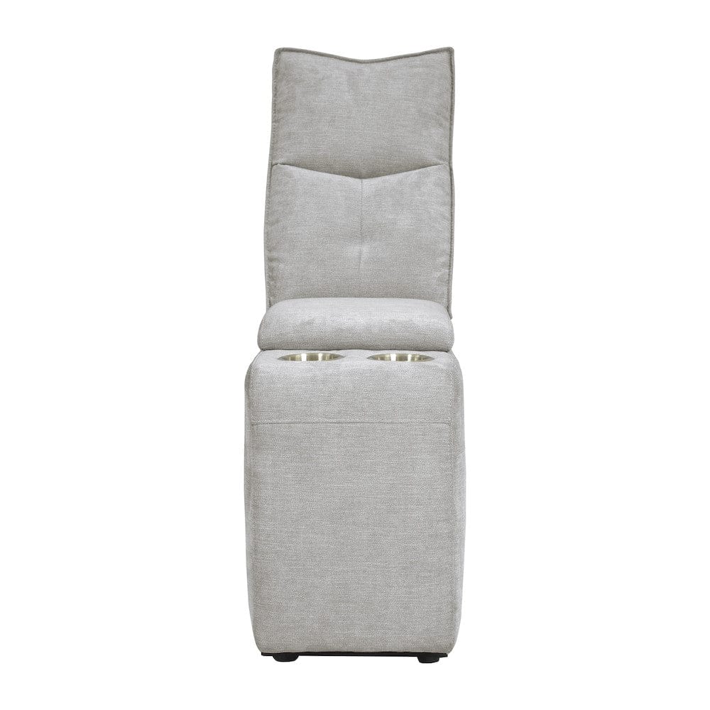 Homelegance  - Tesoro 6-Piece Modular Power Reclining Sectional W/ Power Headrests and USB Ports in Mist gray - 9509MGYx6LRRRPWH  view 6