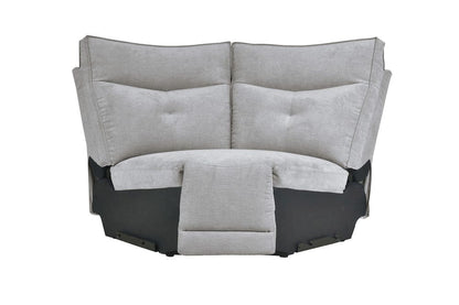 Homelegance  - Tesoro 6-Piece Modular Power Reclining Sectional W/ Power Headrests, Right Chaise and USB Port in Mist gray - 9509MGYx6LRPWH5R  view 7