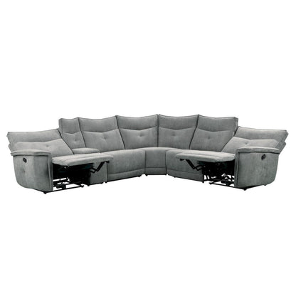 Homelegance  - Tesoro 6-Piece Modular Reclining Sectional in Dark gray - 9509DGx6LRRR  view 3
