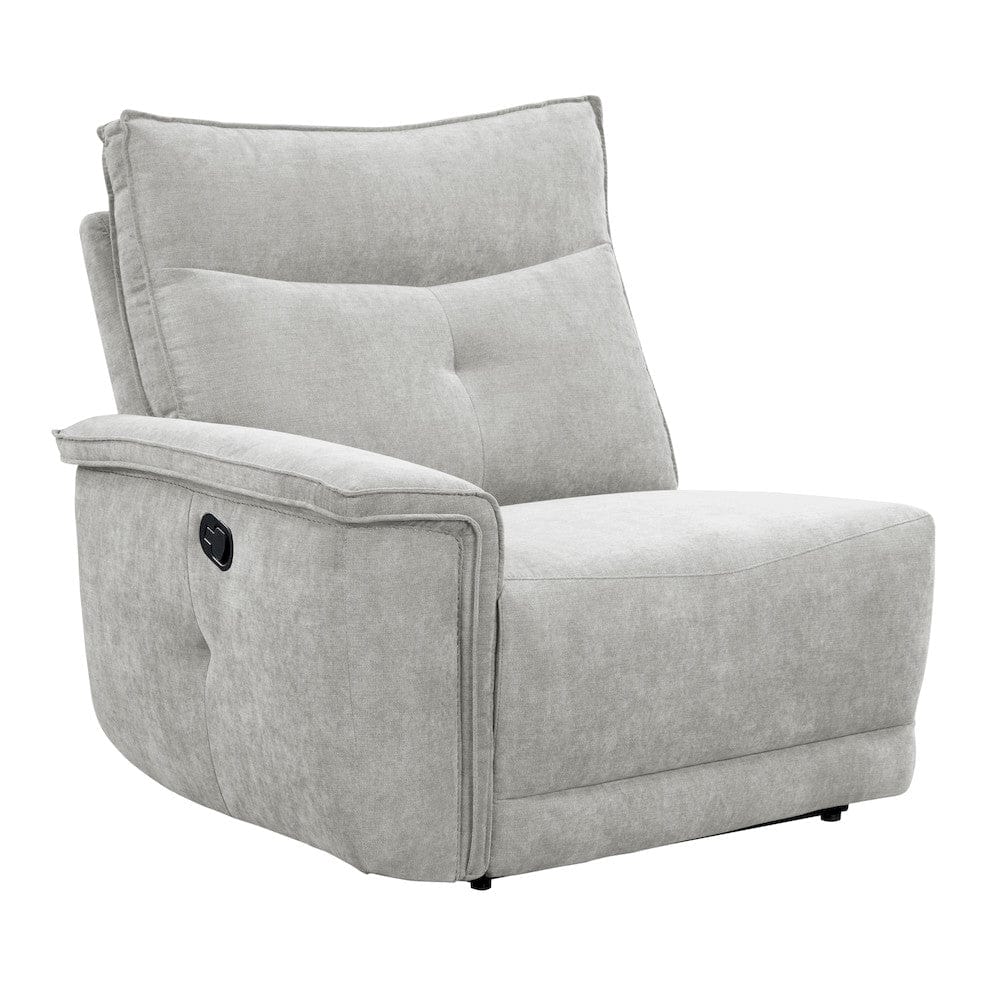 Homelegance  - Tesoro 6-Piece Modular Reclining Sectional W/ Right Chaise in Mist gray - 9509MGYx6LR5R  view 2