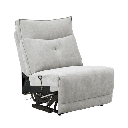 Homelegance  - Tesoro 6-Piece Modular Reclining Sectional W/ Right Chaise in Mist gray - 9509MGYx6LR5R  view 5