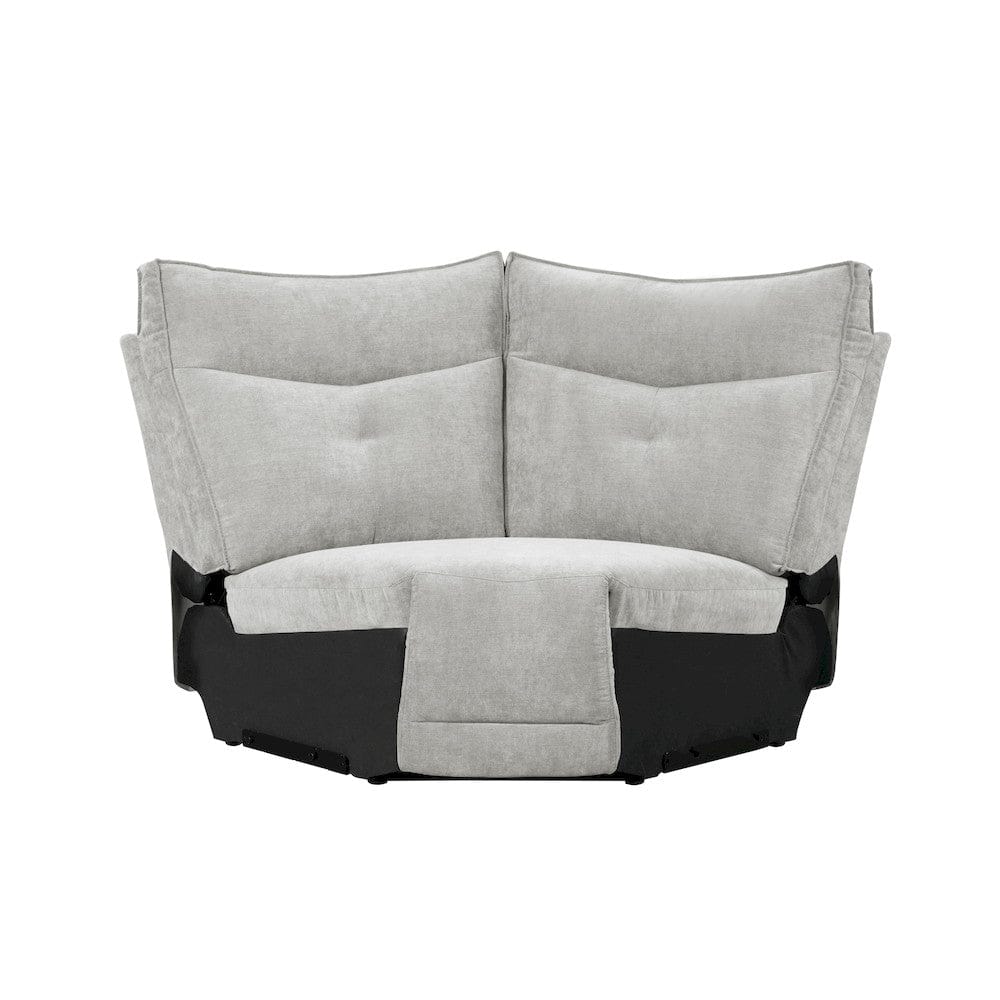 Homelegance  - Tesoro 6-Piece Modular Reclining Sectional W/ Right Chaise in Mist gray - 9509MGYx6LR5R  view 6