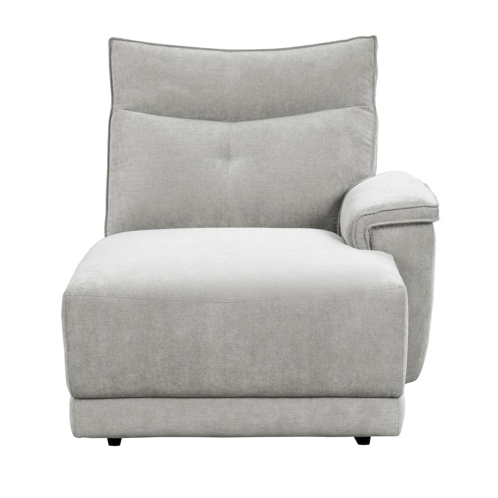 Homelegance  - Tesoro 6-Piece Modular Reclining Sectional W/ Right Chaise in Mist gray - 9509MGYx6LR5R  view 8