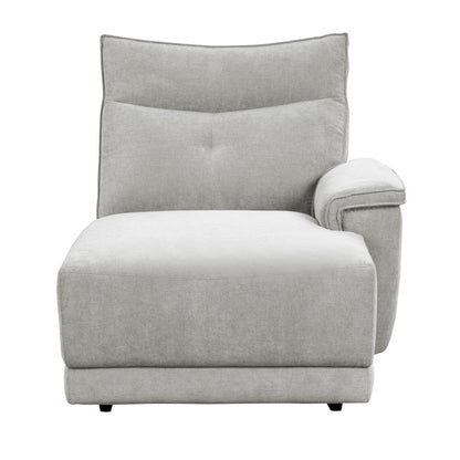 Homelegance  - Tesoro 6-Piece Modular Reclining Sectional W/ Right Chaise in Mist gray - 9509MGYx6LR5R  view 8