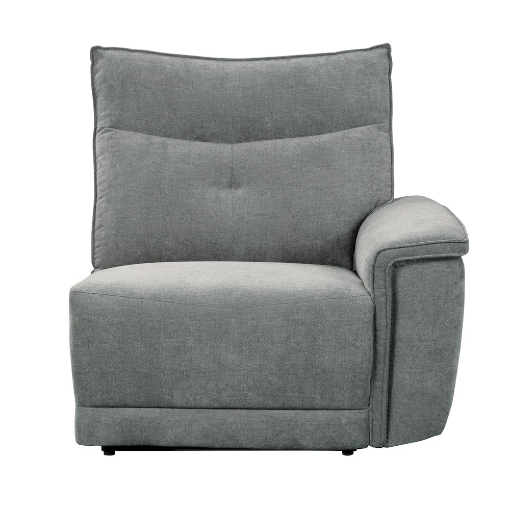Homelegance  - Tesoro Power Double Reclining Love Seat W/ Center Console, Power Headrests and USB Ports in Dark gray - 9509DG-2CNPWHx  view 9