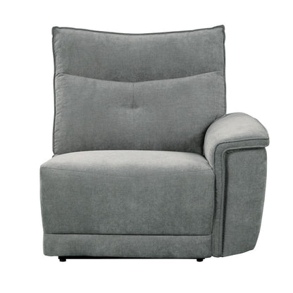 Homelegance  - Tesoro Power Double Reclining Love Seat W/ Center Console, Power Headrests and USB Ports in Dark gray - 9509DG-2CNPWHx  view 9