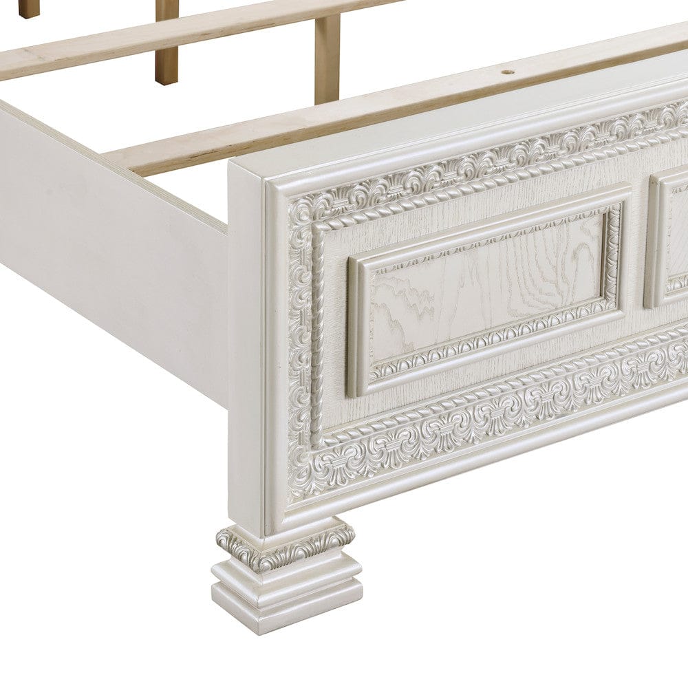 Homelegance  - Theodora California King Bed in Pearl white - 1596K-1CKx  view 8