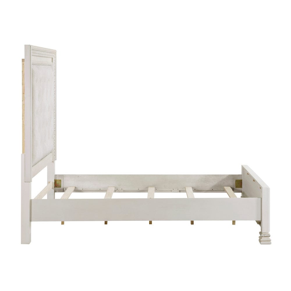 Homelegance  - Theodora Eastern King Bed in Pearl white - 1596K-1EKx  view 5