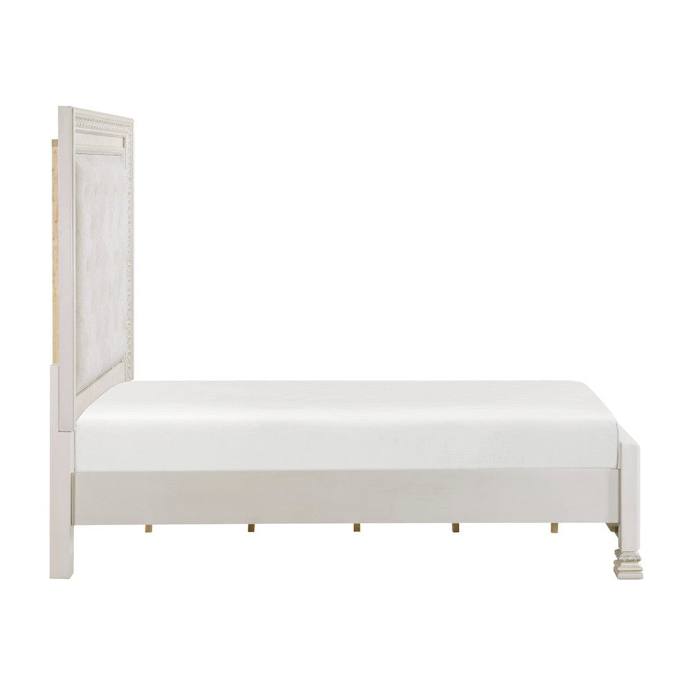 Homelegance  - Theodora Queen Bed in Pearl white - 1596-1x  view 10