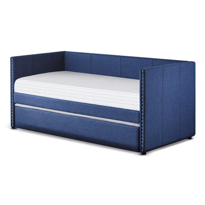 Homelegance  - Therese Daybed W/ Trundle in Blue - 4969BUx  view 1
