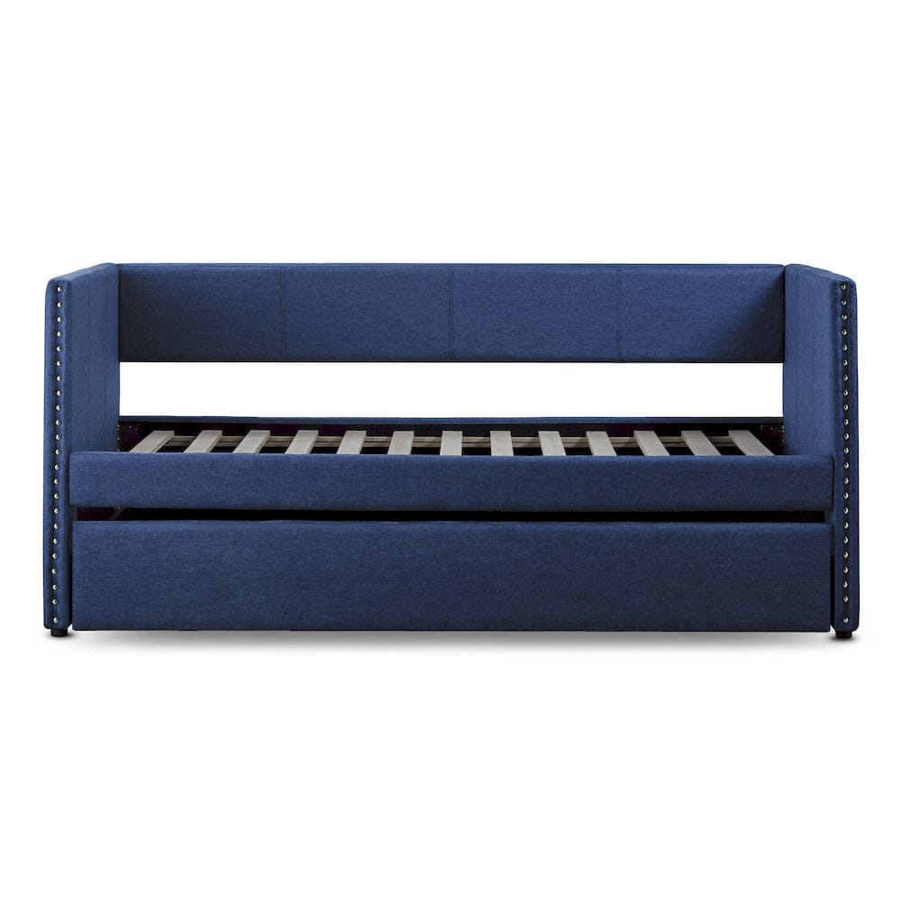 Homelegance  - Therese Daybed W/ Trundle in Blue - 4969BUx  view 4