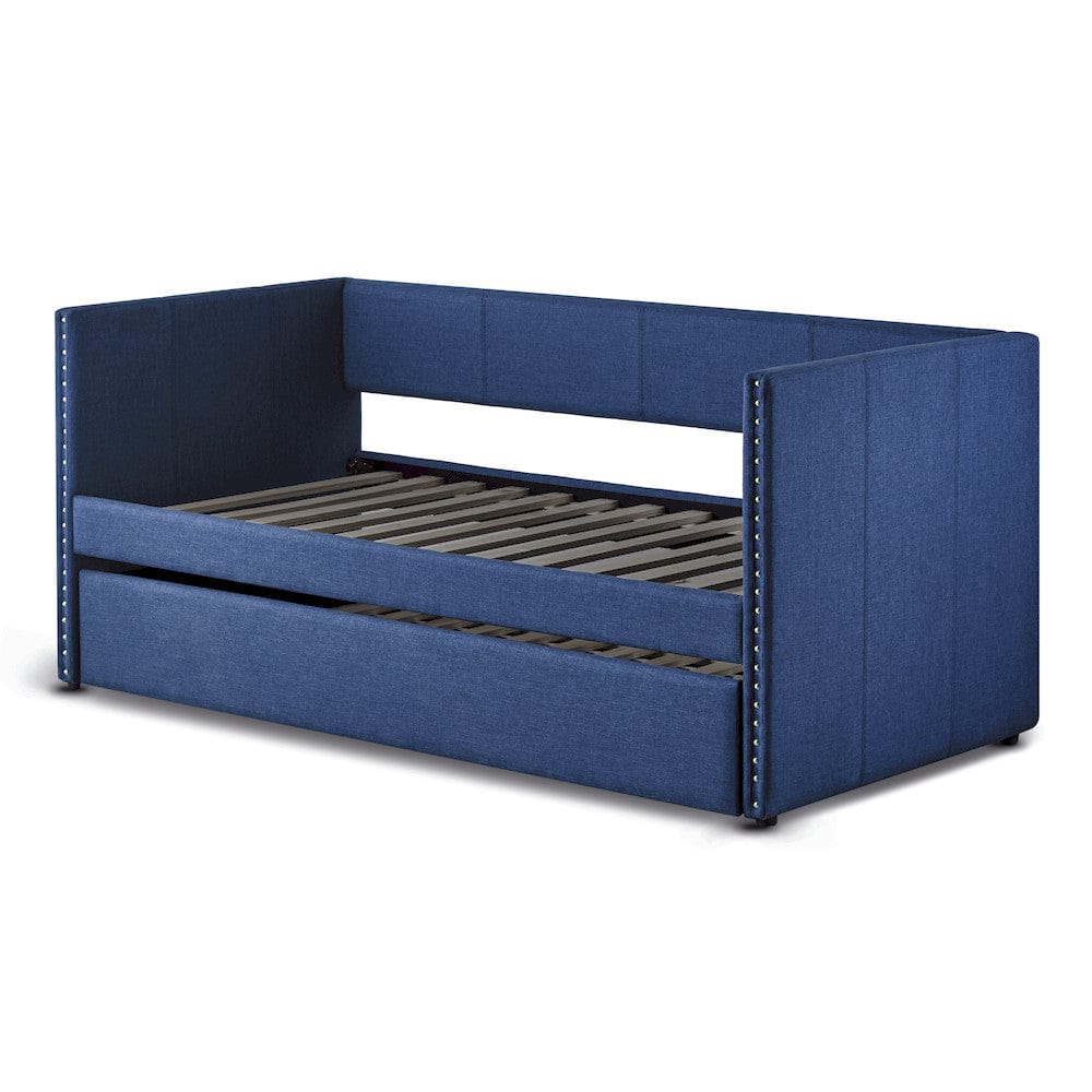 Homelegance  - Therese Daybed W/ Trundle in Blue - 4969BUx  view 5