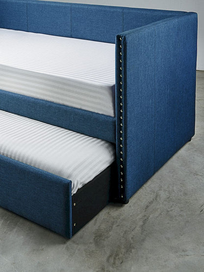 Homelegance  - Therese Daybed W/ Trundle in Blue - 4969BUx  view 8