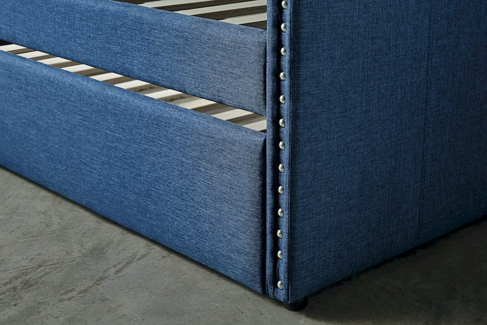 Homelegance  - Therese Daybed W/ Trundle in Blue - 4969BUx  view 10
