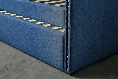 Homelegance  - Therese Daybed W/ Trundle in Blue - 4969BUx  view 10