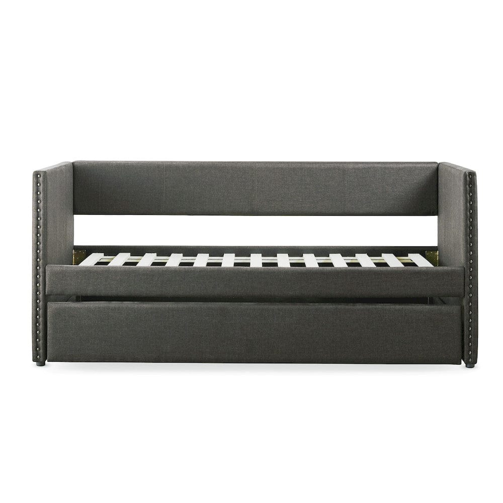 Homelegance  - Therese Daybed W/ Trundle in Gray - 4969GYx  view 2